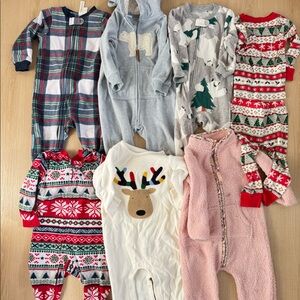 Cozy winter / holiday pajamas (12mo)